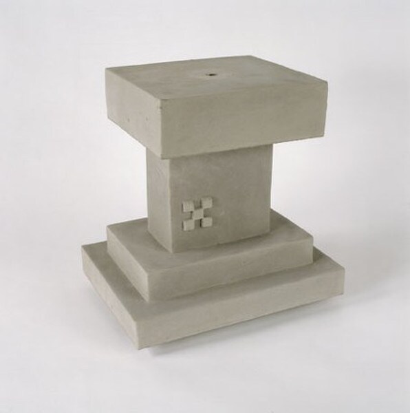 Midway Gardens Sprite Pedestal by Frank Lloyd Wright